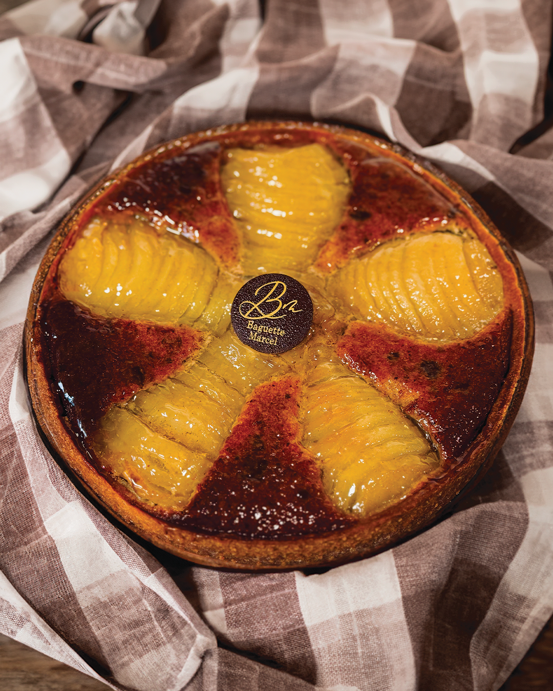 TARTE AUX POIRES / CHOCOLAT