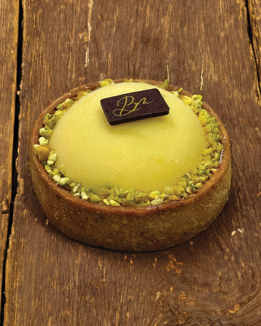 TARTELETTE AU CITRON ET PISTACHES HACHÉES